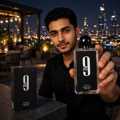9 PM by AFNAN EAU DE PARFUM SPRAY FOR MEN - 3.4 Oz / 100 ml
