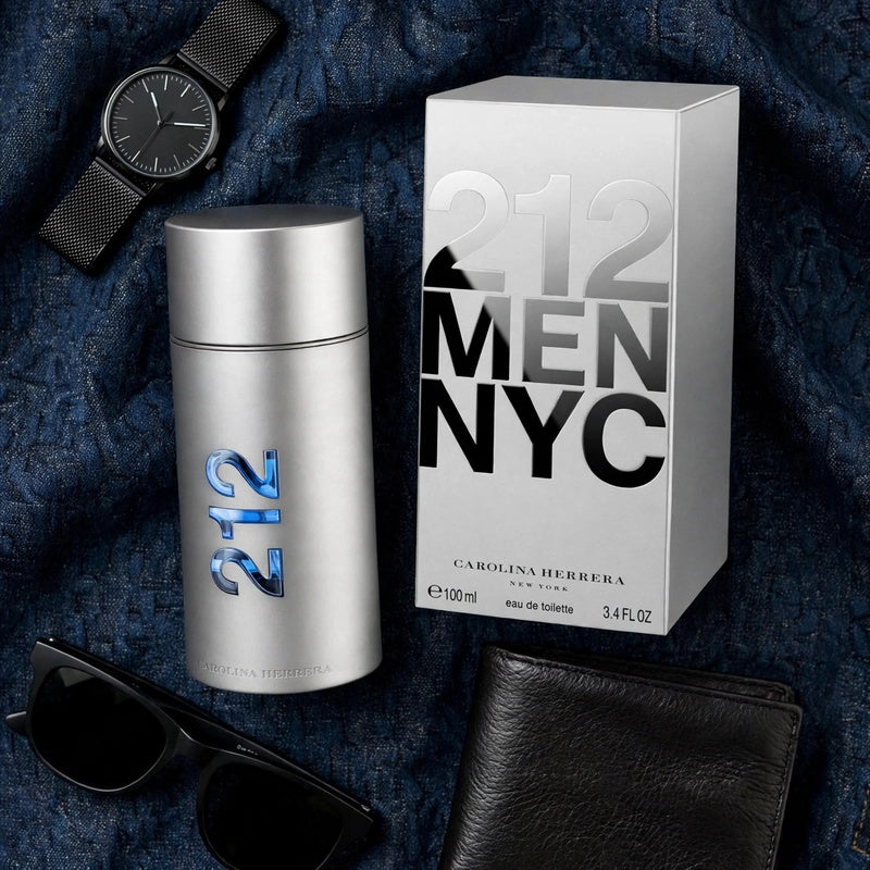 Carolina Herrera 212 Men NYC Eau de Toilette Men New 100ml -