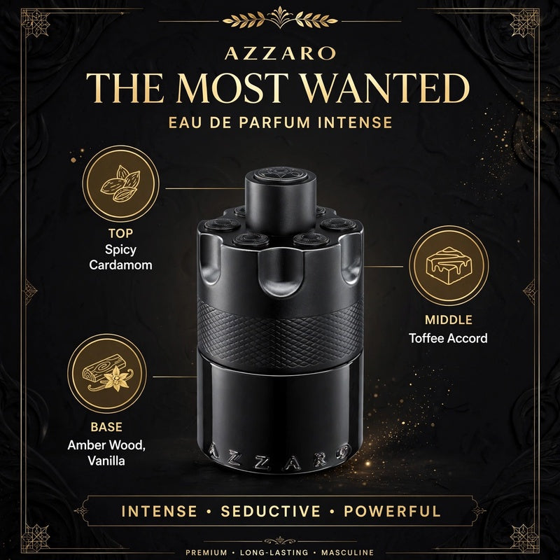 Azzaro The Most Wanted for Men 3.3 fl oz Eau de Parfum Intense Spray