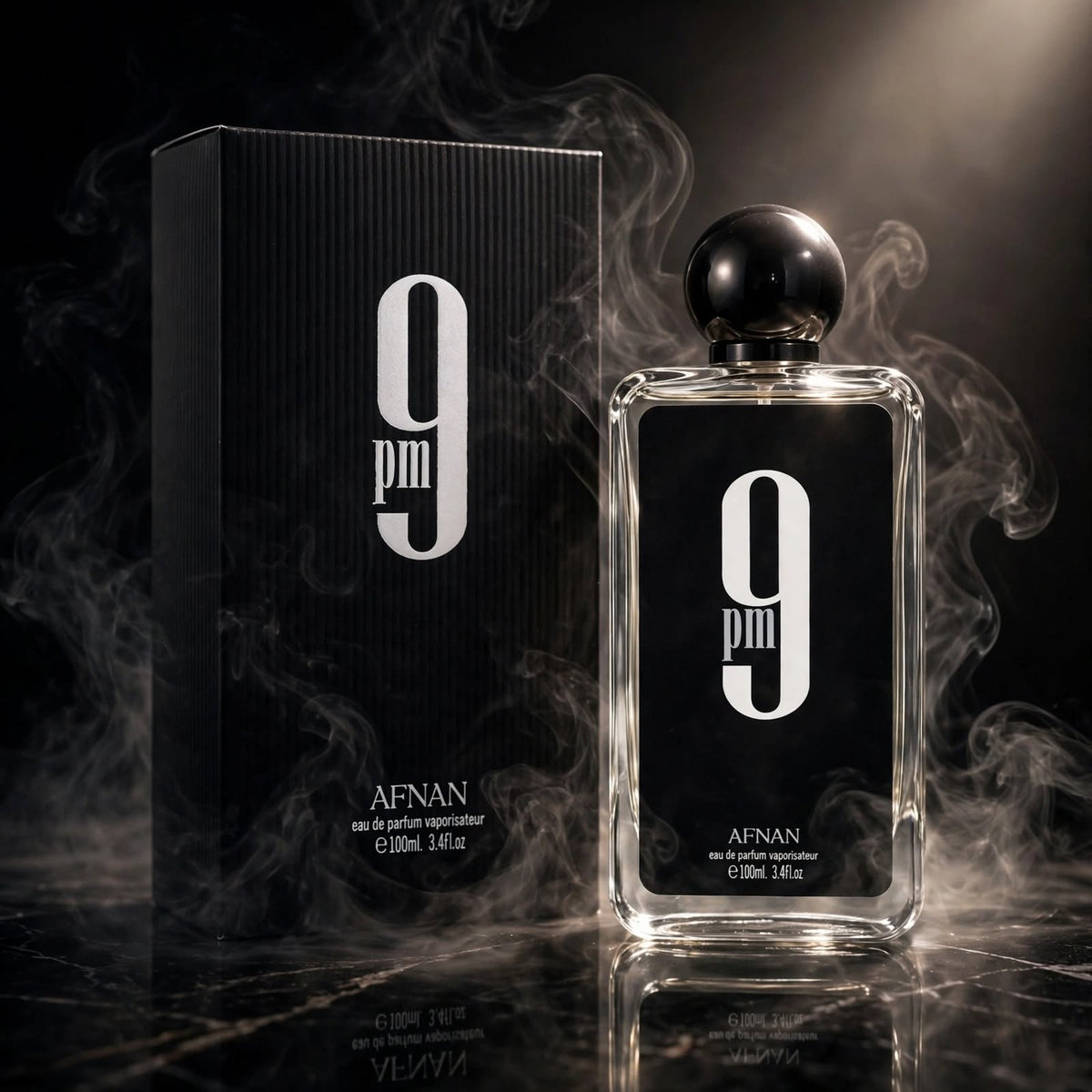 9 PM by AFNAN EAU DE PARFUM SPRAY FOR MEN - 3.4 Oz / 100 ml
