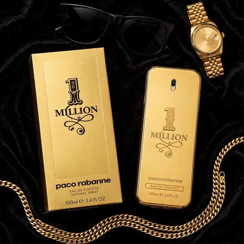 1 Million by Paco Rabanne Eau De Toilette Spray 3.4 oz (Men)